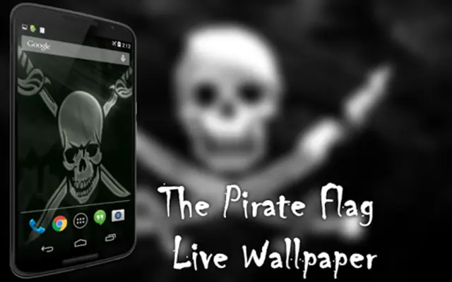 The Pirate Flag Live Wallpaper android App screenshot 3